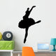 Black Ballet Dancer Silhouette Wall Decal