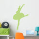 Light Blue Ballerina Wall Decal