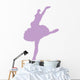 Ballet Silhouette Lavender Wall Decal