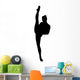 Black Ballet Dancer Silhouette Wall Decal