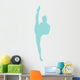 Ballet Silhouette Light Blue Wall Decal
