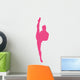 Ballet Silhouette Hot Pink Wall Decal