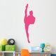 Ballet Silhouette Hot Pink Wall Decal