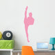 Ballet Silhouette Pink Wall Decal