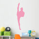 Ballet Silhouette Pink Wall Decal