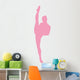 Ballet Silhouette Pink Wall Decal