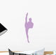 Ballet Silhouette Lavender Wall Decal