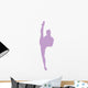 Ballet Silhouette Lavender Wall Decal