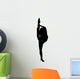 Black Ballet Dancer Silhouette Wall Decal