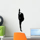 Black Ballet Dancer Silhouette Wall Decal