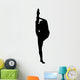 Black Ballet Dancer Silhouette Wall Decal