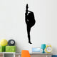 Black Ballet Dancer Silhouette Wall Decal
