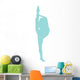 Ballet Silhouette Style  Wall Decal