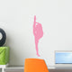 Ballet Silhouette Pink Wall Decal