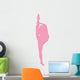 Ballet Silhouette Pink Wall Decal