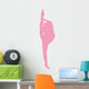 Ballet Silhouette Pink Wall Decal