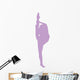 Ballet Silhouette Lavender Wall Decal