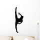 Black Ballet Dancer Silhouette Wall Decal