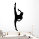 Black Ballet Dancer Silhouette Wall Decal