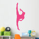 Ballet Silhouette Hot Pink Wall Decal