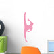 Ballet Silhouette Pink Wall Decal