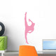 Ballet Silhouette Pink Wall Decal