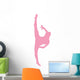 Ballet Silhouette Pink Wall Decal