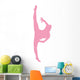 Ballet Silhouette Pink Wall Decal