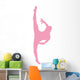 Ballet Silhouette Pink Wall Decal