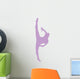 Ballet Silhouette Lavender Wall Decal