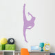 Ballet Silhouette Lavender Wall Decal