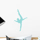 Light Blue Penche Ballet Wall Decal