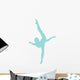 Light Blue Penche Ballet Wall Decal
