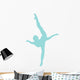 Light Blue Penche Ballet Wall Decal