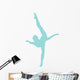 Light Blue Penche Ballet Wall Decal