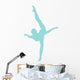 Light Blue Penche Ballet Wall Decal