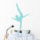 Light Blue Penche Ballet Wall Decal