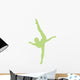 Lime Green Penche Ballet Wall Decal