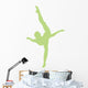 Lime Green Penche Ballet Wall Decal