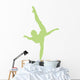 Lime Green Penche Ballet Wall Decal