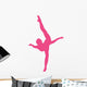 Hot Pink Penche Ballet Wall Decal