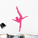 Hot Pink Penche Ballet Wall Decal