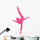 Hot Pink Penche Ballet Wall Decal