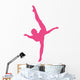 Hot Pink Penche Ballet Wall Decal