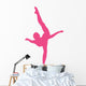 Hot Pink Penche Ballet Wall Decal