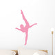 Pink Dancing Penche Ballet Wall Decal