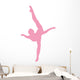 Pink Dancing Penche Ballet Wall Decal