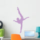 Purple Dancing Penche Ballet Wall Decal