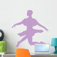 Ballet Silhouette Lavender Wall Decal