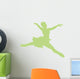 Green Grande Jette Ballerina Wall Decal